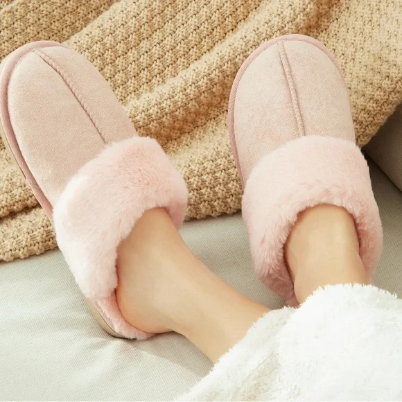 Comfy Memory Foam Slippers Indoor/Outdoor- Pink - Picture 3 of 7
